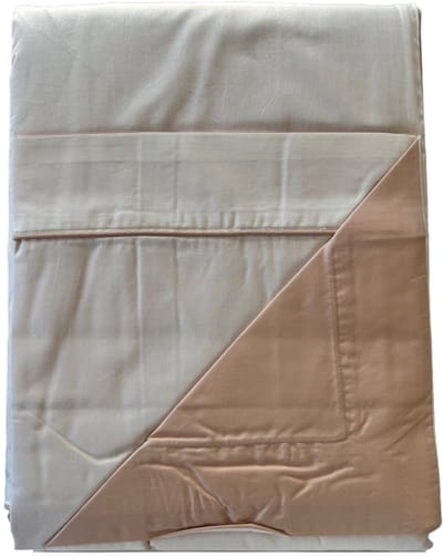 Avenue Omkeerbaar Dekbedovertrek Perkal Katoen - Litsjumeaux - 240x200/220cm - Natural/Beige