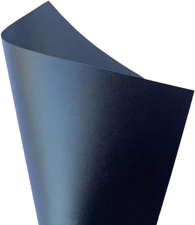 Kunststof Plaat - Polypropyleen Paneel - Doe-het-zelf Projecten - Dubbelzijdige Matte Afwerking - 5 Stuks 210x297mm - Zwart