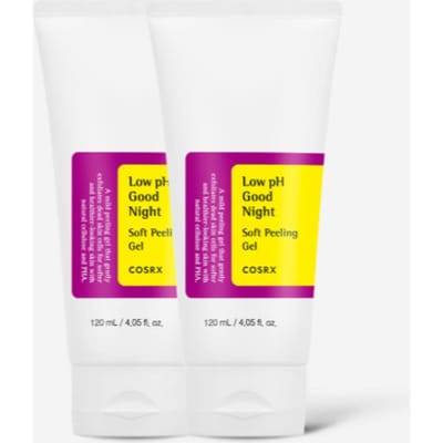 COSRX Low pH Good Night Soft Peeling Gel 120ml ×2 – Zachte Exfoliërende Nachtgel