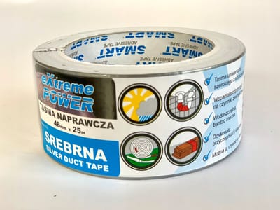 Sterke Grijze Duct Tape Reparatie Tape 48mm x 25m