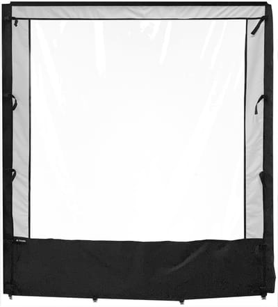 Voorwand Caravan - Universele Voortent - Kampeeruitbreiding - Water UV Bestendig - Breedte 1.5 Meter - Grijs