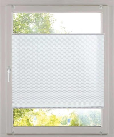Geplooide jaloezie - Plissé gordijn - Raam decoreren - 3D-effect lichtspel - 80 x 210 cm - Wit