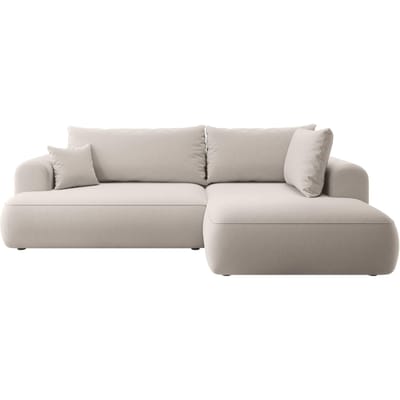 Hoekbank Philipa Big rechts velvet met slaapfunctie | Selsey Design