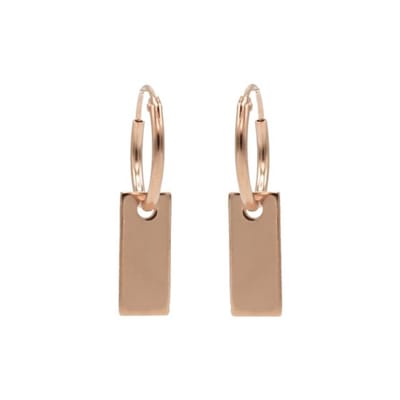 Karma Symbols oorbel M1965 Rectangle