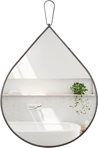 REN® Deurspiegel Hangend - Deurspiegel - Spiegel Deurhanger - Bronzen- 60cm x 40cm x 4cm