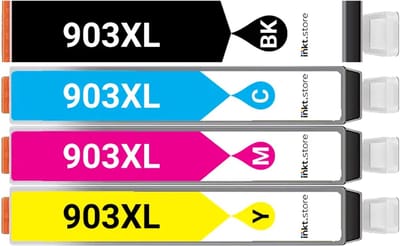 HP 903XL Huismerk Zwart, Cyaan, Magenta, Geel Multipack 4 stuks / Hoge Capaciteit