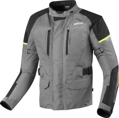 Bogotto Aveno 3in1 Waterdichte Textiele Motorjas Zilver - Jas