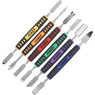 Kit d'outils de réparation et d'ouverture de levier à double tête pour téléphone portable, 6 pièces