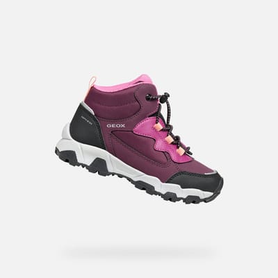 GEOX MAGNETAR ABX TIENERS Sneakers - BORDEAUX - Maat 36