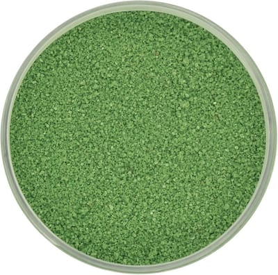 Decoratief Groen Zand 370g - Fijn Gekleurd Zand voor Vazen en Ambachten (0.2-0.6mm)