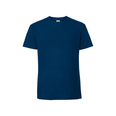 Fruit of the Loom Heren Iconic Premium Ringspun Katoen T-Shirt (Blauw in de bergen)
