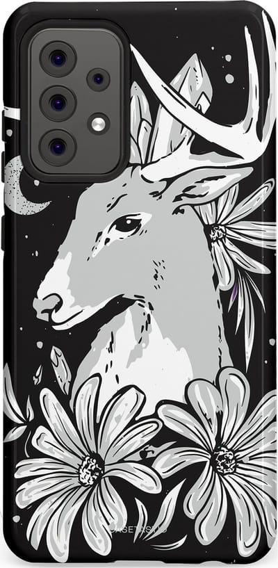 Casetastic Hoesje Geschikt voor Samsung A52 (4G/5G/s) - Stijlvolle Beschermende Duo-layer Case - Lunagewei