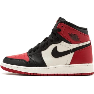 Jordan 1 Retro High Bred Toe GS 575441-610 36.5 black