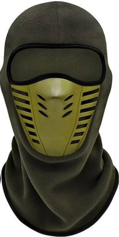 Nivard Ski Mask - Winter Masker - Ski Masker - Balaclava - Bivakmuts - Full Face Mask - Groen
