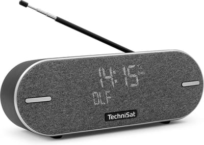Draagbare Radio - Bluetooth Speaker - Muziek Luisteren - Waterafstotende Behuizing - 24 x 9 x 7.5 cm - Antraciet