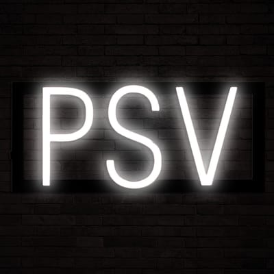 PSV - Lichtreclame Neon LED bord verlicht | SpellBrite | 34,28 x 16 cm | 6 Dimstanden & 8 Lichtanimaties | Reclamebord neon verlichting