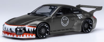 Porsche 911 (997) Old New 2020 Grijs Model 1/43 IXO Models