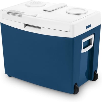 Florixa® Elektrische koelbox 12 en 230 volt - Elektrische koelbox - Koelbox - Blauw - 54cm x 35cm x 45cm