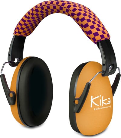 Alecto Gehoorbescherming Kinderen - Dempt harde geluiden - Verhoogd concentratie - Donatie aan KiKa bij elke aankoop - BV-71 KIKA - Oranje