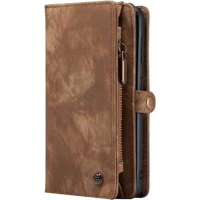 Caseme Samsung Galaxy S20 Ultra Vintage Bookcase Hoesje Bruin