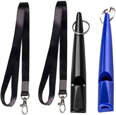 Training Fluit voor Honden - 2 Stuks, Standaard Frequentie met Schouderband voor Effectieve Hondenopleiding en Gedragstraining