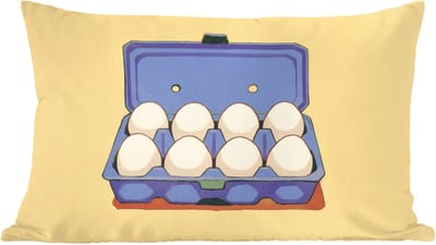 Sierkussens - Kussentjes Woonkamer - 60x40 cm - Eieren - Doos - Minimalistisch - Blauw
