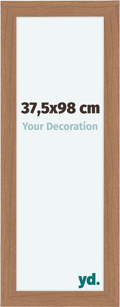 Your Decoration - Fotolijst 37,5x98 cm - MDF - Notenhout Licht - Como