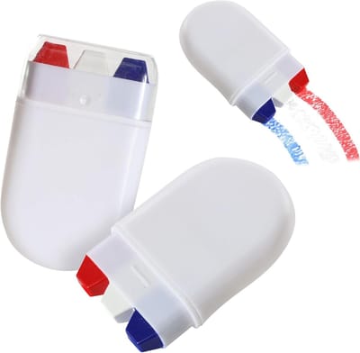 Rode, Witte & Blauwe Gezichtsverf Stick - Pakket van 6 - Rode, Witte en Blauwe Kleur Make-up Stick - Gezichtsverf voor Voetbalsupporters Make-up voor Sportevenementen
