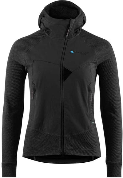 KlÄttermusen Hugin Fleece Met Volledige Rits Zwart XL Vrouw
