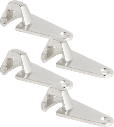 SOTECH 4 stuks tafelbladverbinders De Luxe 53,5 mm voor ondersteltafels en tafelinzetten, metalen klemhaken om onder het tafelblad te schroeven