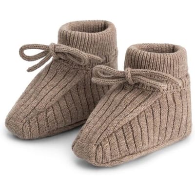 Sweet Petit Mini slofjes Mid Brown Melange 1MT unisex