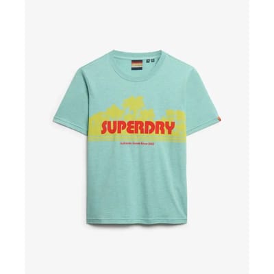 Superdry - Gestreept Outdoor T-shirt met relaxte pasvorm - Dames - T-shirts