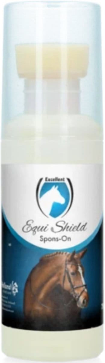 Excellent Equi shield spons-on - 75 ml - neutraliseert de natuurlijke (zweet)geuren en verzorgt de vacht van uw paard - Geschikt voor paarden - Frans- en Nederlandstalig
