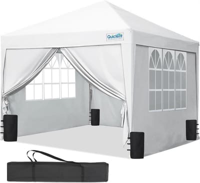 Pop-up Paviljoen 3m x 3m met Zijwanden - Ideaal voor Feestjes, Bruiloften en Buitenevenementen