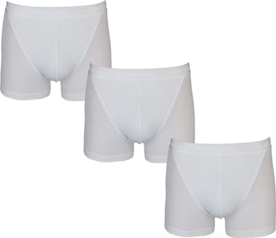 3-Pack Heren Boxershort Rib Beeren Young Wit korte pijp- maat XL