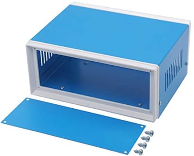 Metalen projecthoes voor doe-het-zelf 6,7 x 4,3 x 3,1 inch - waterafstotend aansluitdoos