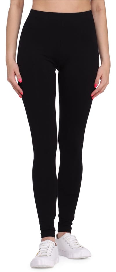 Bellivalini BLV-BLV50-147-LE Dames Leggings - Sport - Vrijetijdsbroek - Lang - Viscose - Sporbroek - Yogabroek - Zwart - XS