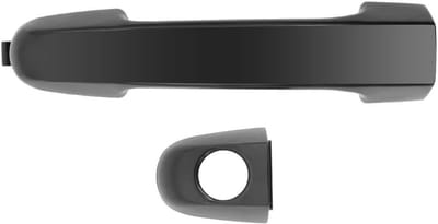 Zwarte Plastic Deurhendel voor Exterieur, Geschikt voor Hyundai i20 2007-2014, Duurzaam en Weerbestendig