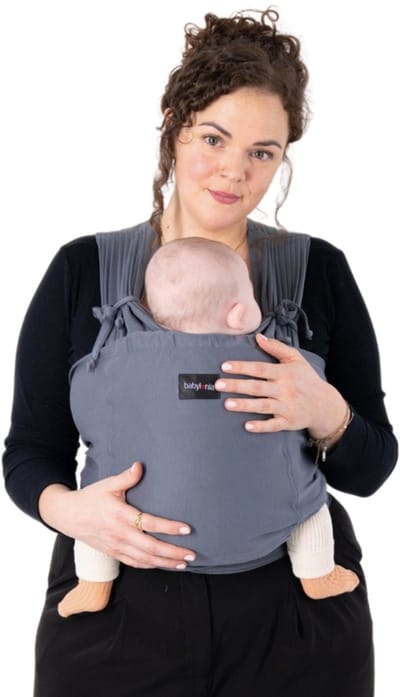 Babylonia baby carriers - Draagdoek - draagzak - Tricot-Easy - Dark Grey - 1 maat