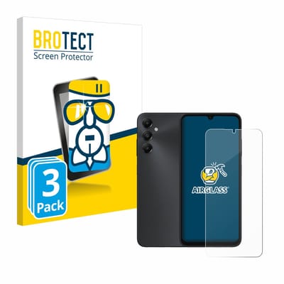 Screenprotector 3 Stuks voor Samsung Galaxy A05s Beschermglas transparant