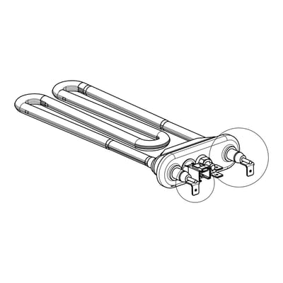AEG verwarmingselement, met, voeler, 230V,1750W 8581327372315