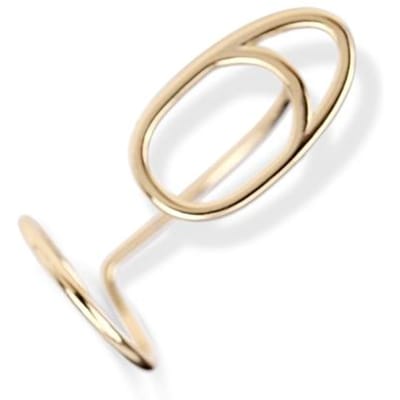 Nieuwe Gothic Metal Lijn Dunne Nagelringen Voor Vrouwen Dagelijkse Vingertop Beschermhoes Trendy Ring Sieraden Cadeau Voor Vriendin Manicure Resizable white