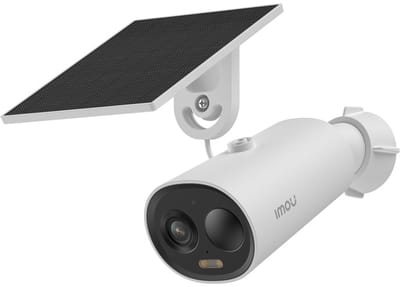 Imou 5Mp Aio Cell 3C Buitencamera Voor Huisbeveiliging Met Ingebouwd Paneel