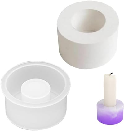 Dailygoods- Gietvorm - Siliconen - Kandelaar - Kaarsenhouder - Doe-het-zelf - Duurzaam - Herbruikbaar