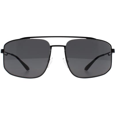 Emporio Armani Aviator Heren Mat Zwart Donkergrijs EA2139