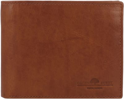 Greenburry Newport Portemonnee RFID-bescherming Leer 12 cm - Jongens - Horizontaal - caramel