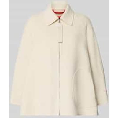 Relaxed fit lange jas van pure scheerwol model 'MCOSAGGINA'