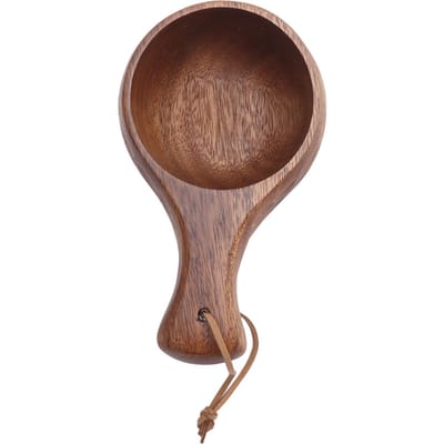 Houten Kop Thee Mok Draagbare Handgesneden Natuurlijke Drinkbeker Hout Koffiemok voor Thuis Restaurant L(for 6.5-9kg)