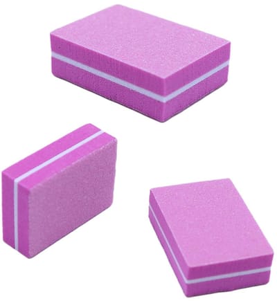 Dailygoods- Nagelbufferblok 100/180 grit - Dubbelzijdig - 50 stuks - Roze - Hoge elasticiteit EVA - Professionele resultaten thuis - Nagelvijl