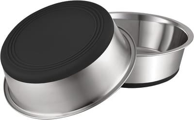 BOTC Hondenbak - Drinkbak - Voerbak - Ø 22 cm - Metalen - Katten - RVS